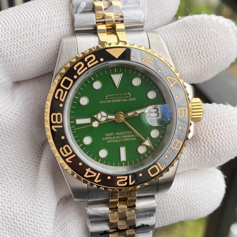 GMT Jubilee Acier Or Vert