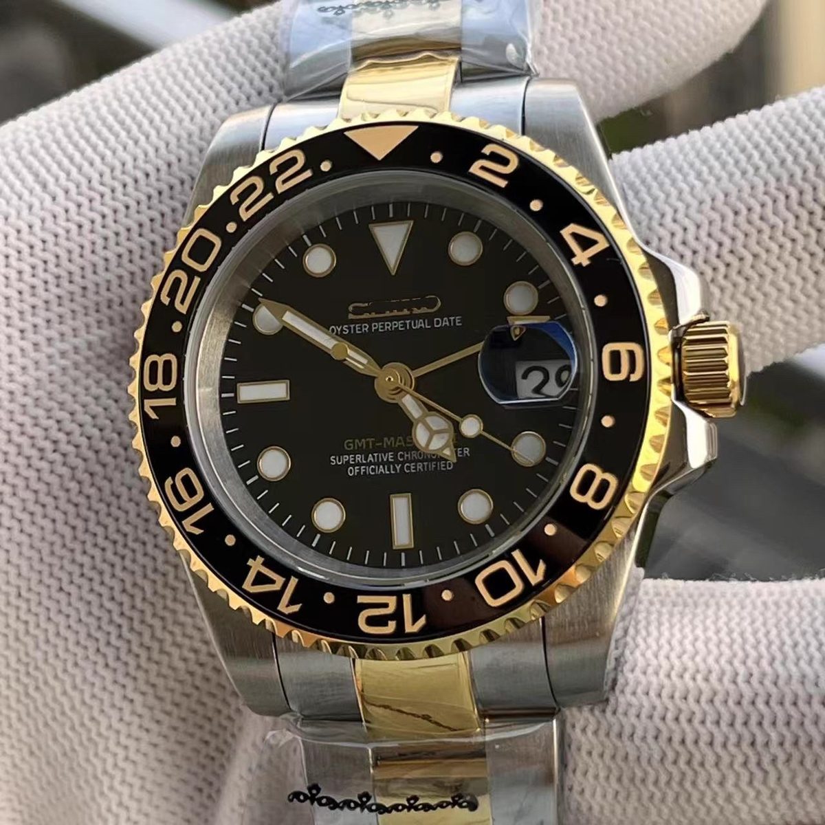 GMT Oyster Acier Or Noir