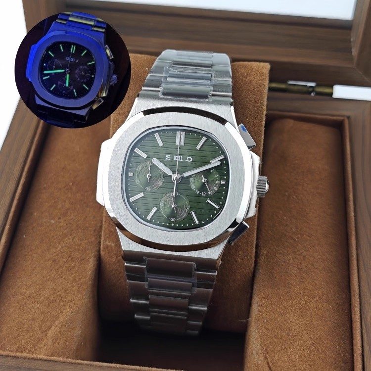 Sautilus Chrono Acier Vert