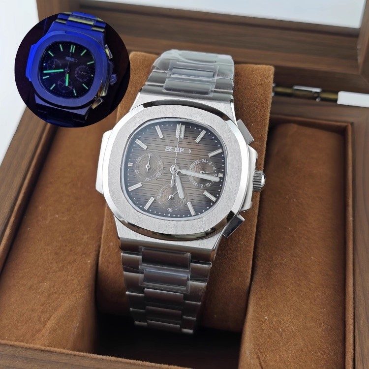 Sautilus Chrono Acier Gris