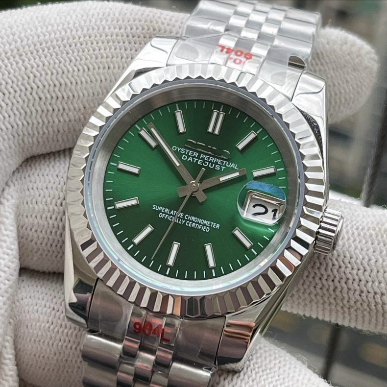 SeikoJust Acier Jubilee Vert