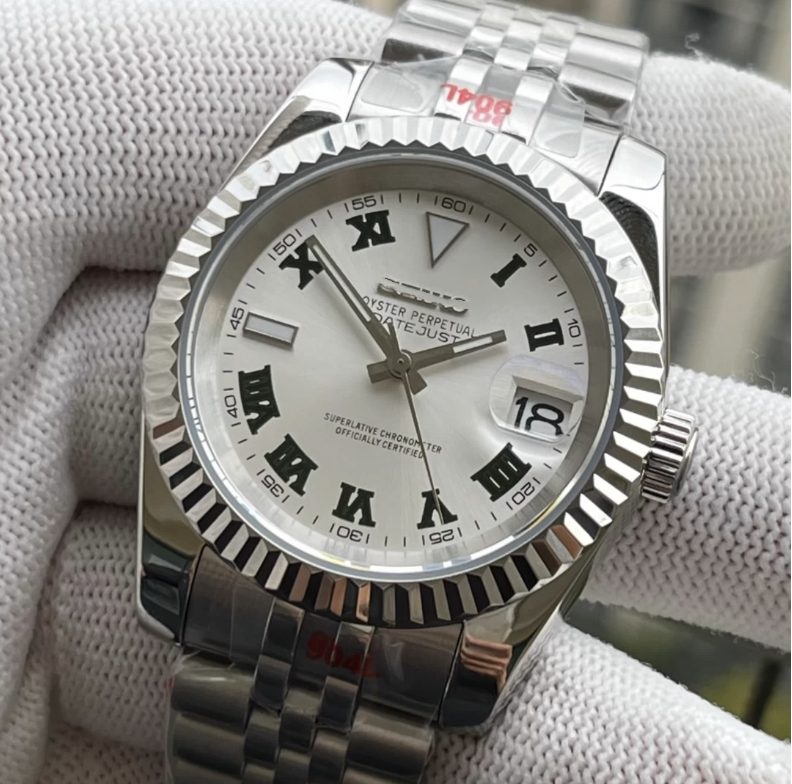 SeikoJust Acier Jubilee Wimbledon Blanc