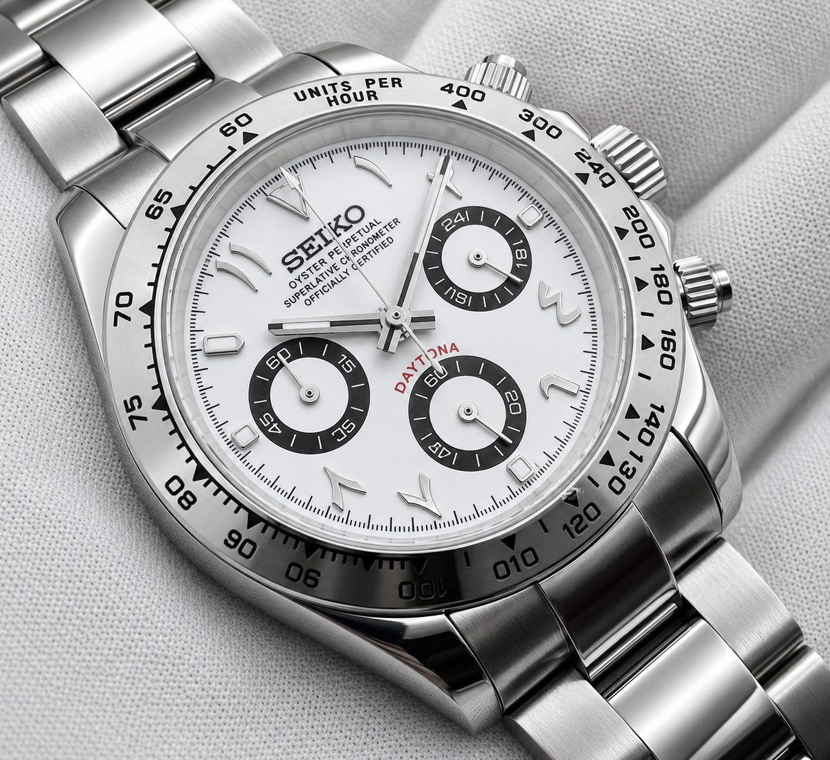 Seikona Acier Blanc Arabic