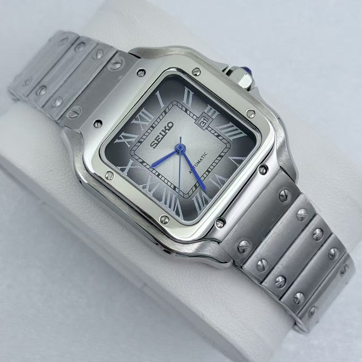 SeikoSantos 33mm Gris Date